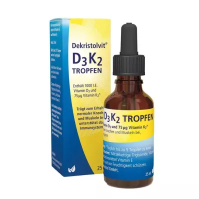 DEKRISTOLVIT D3K2 kvapky, 25 ml