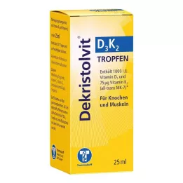 DEKRISTOLVIT D3K2 kvapky, 25 ml