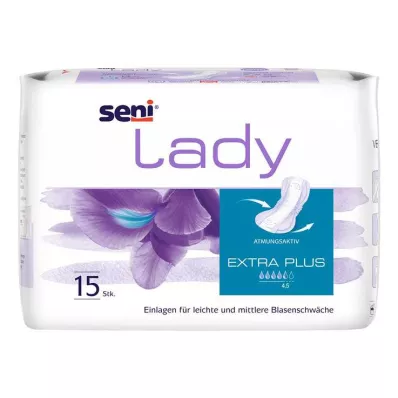 Seni Lady vložky na moč extra plus, 15 kusov Seni Lady vložky na moč extra plus, 15 kusov