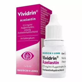 VIVIDRIN Azelastín 0,5 mg/ml očné kvapky, 6 ml