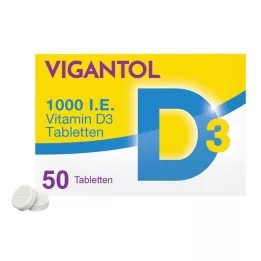 VIGANTOL 1 000 I.U. tabliet vitamínu D3, 50 ks
