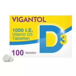 VIGANTOL 1 000 I.U. vitamín D3 tablety, 100 kapsúl