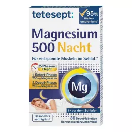 TETESEPT Magnézium 500 Night Tablets, 30 kapsúl