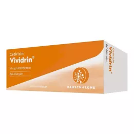 Cetirizín Vividrin® - Tablety proti alergii s rýchlym účinkom, 100 tabliet