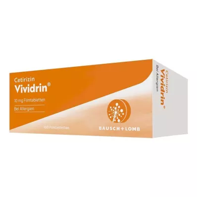 CETIRIZIN Vividrin 10 mg filmom obalené tablety, 100 ks