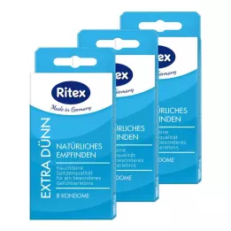 RITEX Extra tenký zväzok kondómov, 24 ks
