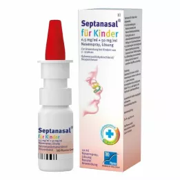 SEPTANASAL pre deti 0,5 mg/ml + 50 mg/ml nosový sprej, 10 ml