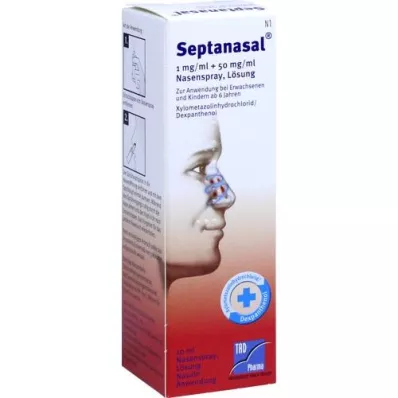 SEPTANASAL 1 mg/ml + 50 mg/ml nosový sprej, 10 ml