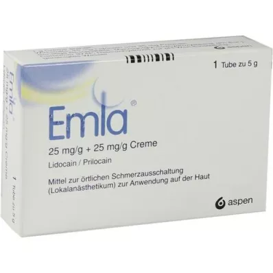EMLA 25 mg/g + 25 mg/g krém + 2 náplasti Tegaderm, 5 g