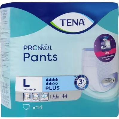 TENA PANTS plus nohavice na jedno použitie L, 14 ks