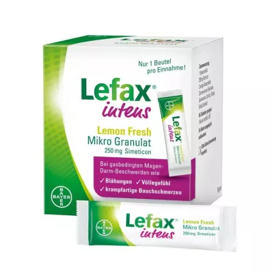 Lefax intens Lemon Fresh Micro Granule 250 mg Simeticon, 50 ks