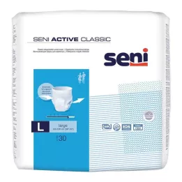 SENI Jednorazové inkontinenčné nohavičky Active Classic L, 30 ks
