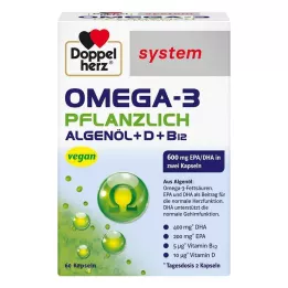 DOPPELHERZ Kapsule bylinného systému Omega-3, 60 kapsúl