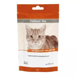 Feligum Dia kvapky na žuvanie pre mačky, 40 g
