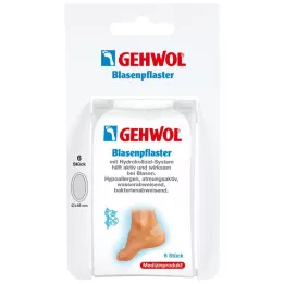 GEHWOL Náplasti na pľuzgiere veľké, 6 ks