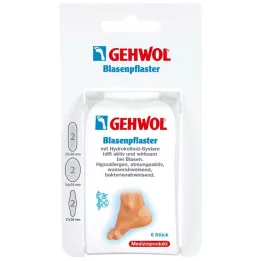 GEHWOL Rôzne náplasti na pľuzgiere, 6 ks