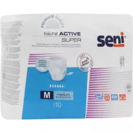 SENI Active Super inkontinenčné nohavičky jednorazové M, 10 ks