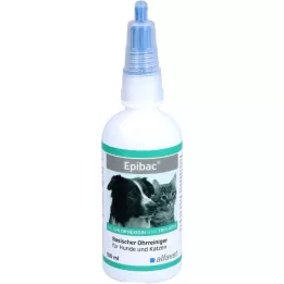 EPIBAC alkalický roztok na čistenie uší pre psov/mačky, 100 ml