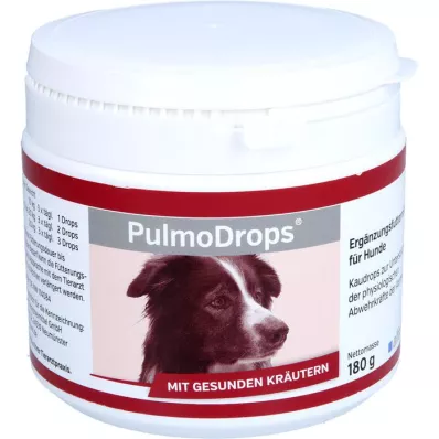 PULMODROPS Doplnkové žuvacie kvapky pre psov, 180 g