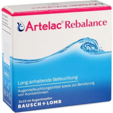 ARTELAC Rebalance očné kvapky, 3x10 ml