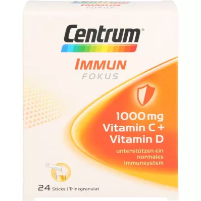 CENTRUM Focus Immune 1000 mg vitamín C+D tyčinky, 24 ks