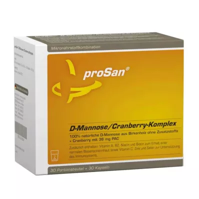 PROSAN D-Mannose/Cranberry Complex Combi Pack, 2x30 ks