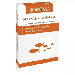 NORSAN Samotest na analýzu mastných kyselín, 1 ks