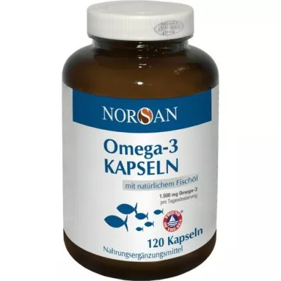 NORSAN Omega-3 kapsuly, 120 kapsúl