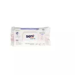 SENI vlhčené obrúsky Care Sensitive, 68 ks