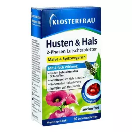 KLOSTERFRAU Kašeľ & Pastilky na hrdlo, 20 ks