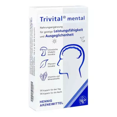 TRIVITAL mentálne kapsule, 28 ks TRIVITAL mentálne kapsule, 28 ks
