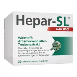 HEPAR-SL 640 mg filmom obalené tablety, 20 kusov