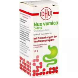 NUX VOMICA D 6 DHU Glob. na choroby tráviaceho systému, 10 g