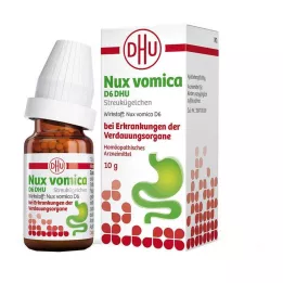 NUX VOMICA D 6 DHU Glob. na choroby tráviaceho systému, 10 g