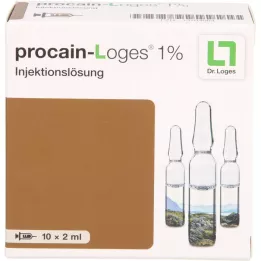 PROCAIN-Loges 1% injekčný roztok v ampulkách, 10X2 ml