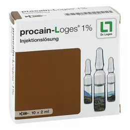 PROCAIN-Loges 1% injekčný roztok v ampulkách, 10X2 ml