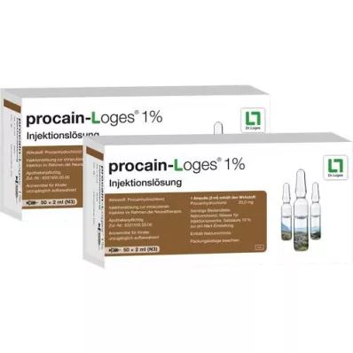 PROCAIN-Loges 1% injekčný roztok v ampulkách, 100X2 ml