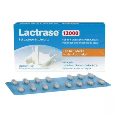 LACTRASE 12 000 FCC Kapsúl, 45 ks LACTRASE 12 000 FCC Kapsúl, 45 ks