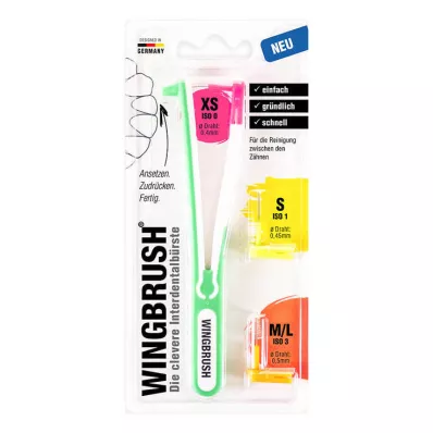 WINGBRUSH Držiak štartovacej sady s 3 kefami, 1 ks WINGBRUSH Držiak štartovacej sady s 3 kefami, 1 ks