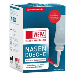 WEPA Nosová sprcha s 10x2,95 g soli na výplach nosa, 1 P