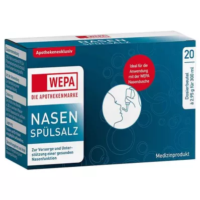 WEPA Soľ na výplach nosa, 60X2,95 g