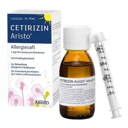 CETIRIZIN Alergická šťava Aristo 1 mg/ml, perorálny roztok, 75 ml