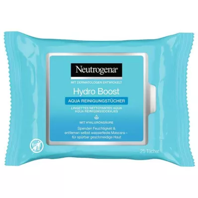 NEUTROGENA Čistiace obrúsky Hydro Boost Aqua, 25 ks