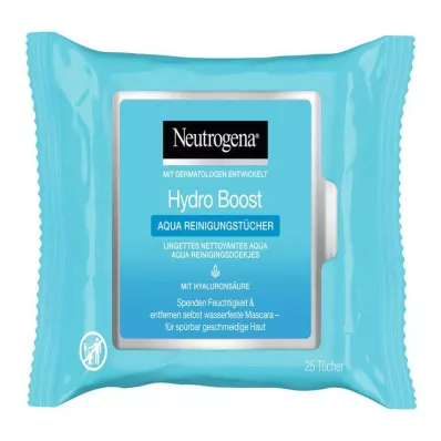 NEUTROGENA Čistiace obrúsky Hydro Boost Aqua, 25 ks