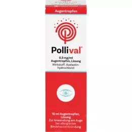 POLLIVAL 0,5 mg/ml roztok očných kvapiek, 10 ml