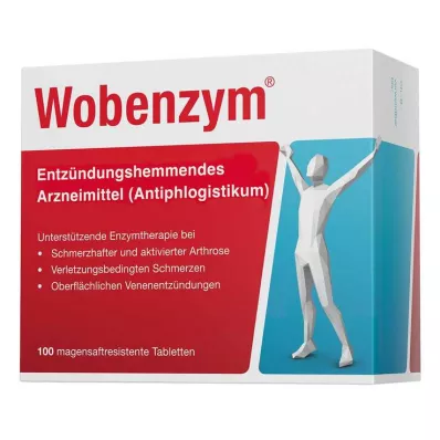 Wobenzym gastrorezistentné tablety, 100 ks