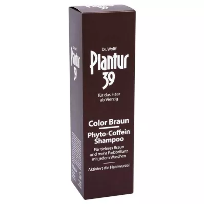 PLANTUR 39 Farba Šampón Braun Phyto-Caffeine, 250 ml