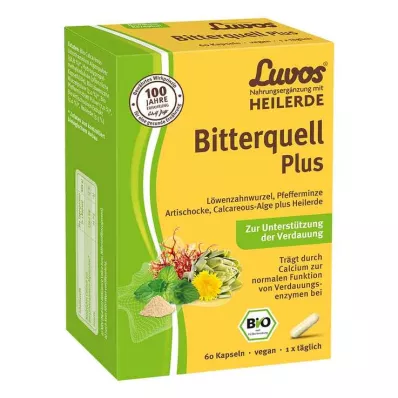 Luvos Healing Clay Organic Bitterquell Plus Capsules, 60 ks Luvos Healing Clay Organic Bitterquell Plus Capsules, 60 ks