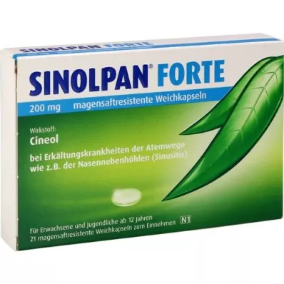 SINOLPAN forte 200 mg enterálne obalené mäkké kapsuly, 21 ks
