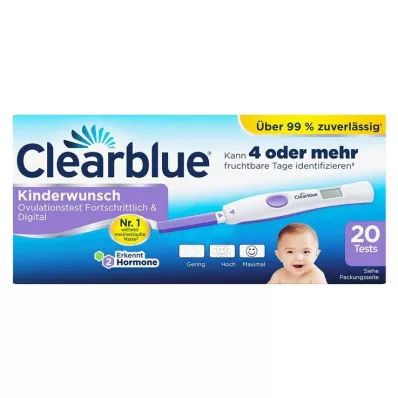 Clearblue Ovulation Test Advanced & Digital, 20 ks Clearblue Ovulation Test Advanced & Digital, 20 ks